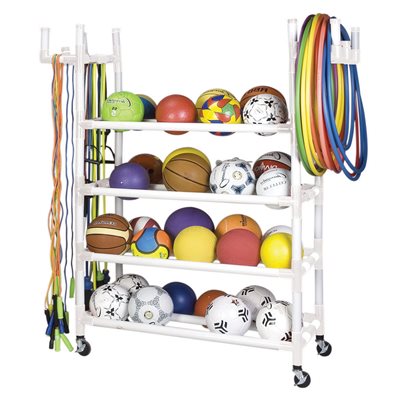 Plastic ball cart