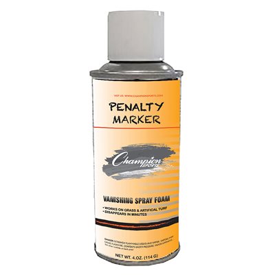 Penalty marker spray