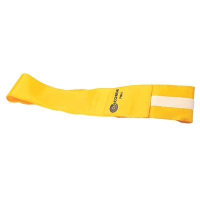 Yellow Velcro Team Identification Belt, 3.5 x 41" (9 x 104 cm)