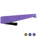 Low balance beam, suede cover