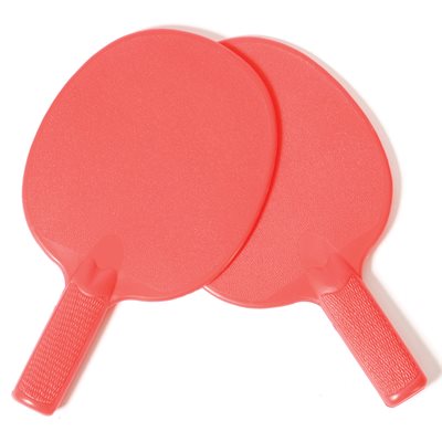 Paire de raquettes de tennis de table en plastique