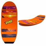 Planche d'équilibre de luxe en forme de surf The Spooner® «Pro», 65 x 29 cm (25,5 x 11")