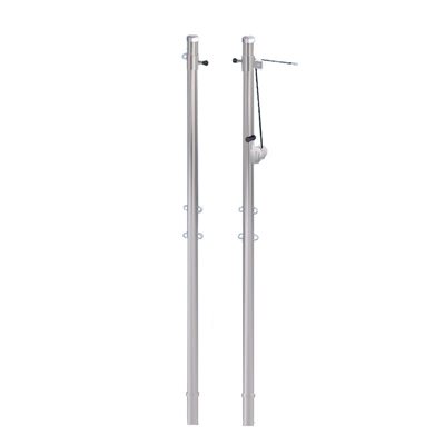 Pair of Steel Volleyball Posts of 3.5" (8.9 cm)