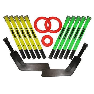 Full Set of DOM® Mini-Ringette Sticks with Rings