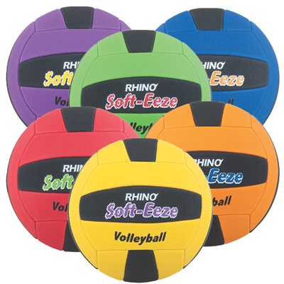 Set of 6 Rhino Skin® «Soft-Eeze» Begginer Volleyballs