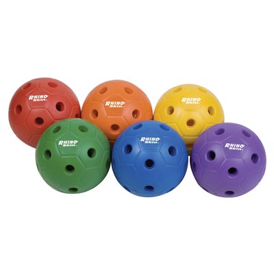 Ensemble de 6 ballons de soccer creux en mousse Rhino Skin®, 16 cm (6")