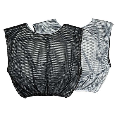 Reversible Black and Grey Nylon Pinnie for Adults