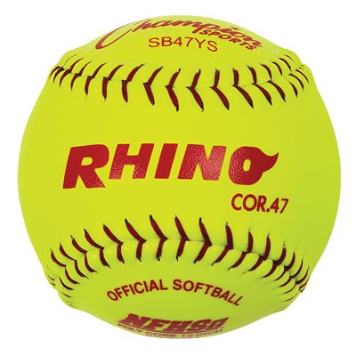 Balles de softball synthétiques, 12''