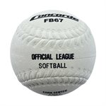 Balle de softball dure en caoutchouc, 11"