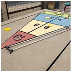 Complete shuffleboard set