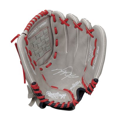 Rawlings® «Sure Catch» Baseball and Softball Junior Leather Glove, 11" (28 cm)