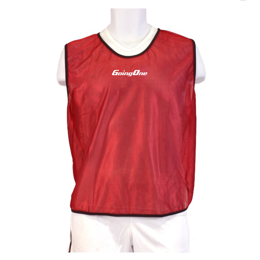 Mesh pinnie, red