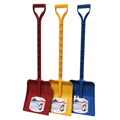 Heavy duty plastic snow shovel