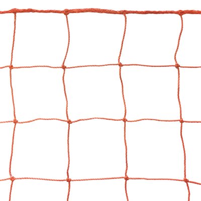 Pair of Orange Nets for Mini-Soccer Goals, 3 mm, 7' x 12' x 2' x 4'