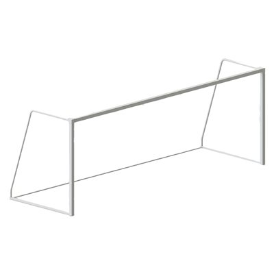 Junior Aluminium Soccer Goals, Square Posts, 6'6" x 18' x 4' x 6'