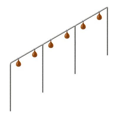 Permanent Sextuple Speed Bag Structure, 216 x 72" (549 x 182 cm)