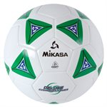 Cushioned cover soccer ball, green