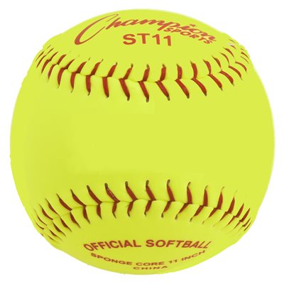 12 balles de softball sécuritaires