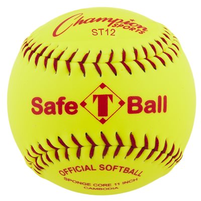 12 balles de softball sécuritaires