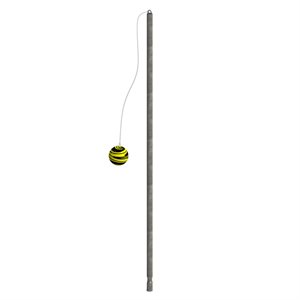 Poteau de tetherball en acier galvanisé, 1,9"