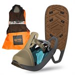 EVVO Toree Snowshoes, adult, natural / bleu