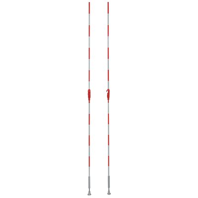 Paire d'antennes de volleyball de compétition en fibre de verre