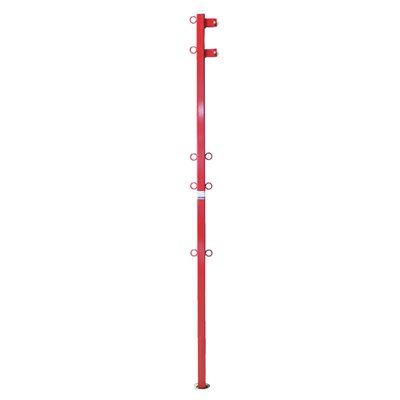 Poteau de volleyball central double de 4,8 cm (1,9")