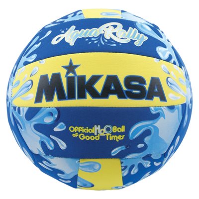 Blue and Yellow Mikasa® «Aqua Rally» Water Resistant Recreational Volleyball