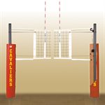 Aluminum Complete Match Point Volleyball System