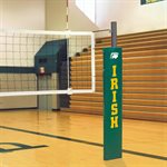 Système complet de volleyball Bison® «Match Point», poteaux en aluminium de 8,9 cm (3,5"), avec protecteurs en mousse