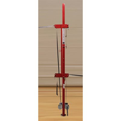 Poteau de centre de volleyball en acier, 1,9"