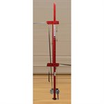 Poteau de centre de volleyball en acier, 1,9"