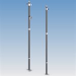 GALVANIZED BEACH VOLLEYBALL POSTS, 3.5"