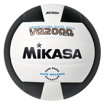 Black and White Mikasa® «VQ2000 Series» Composite Competition Volleyball