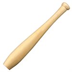 Wooden Indian club, 14"